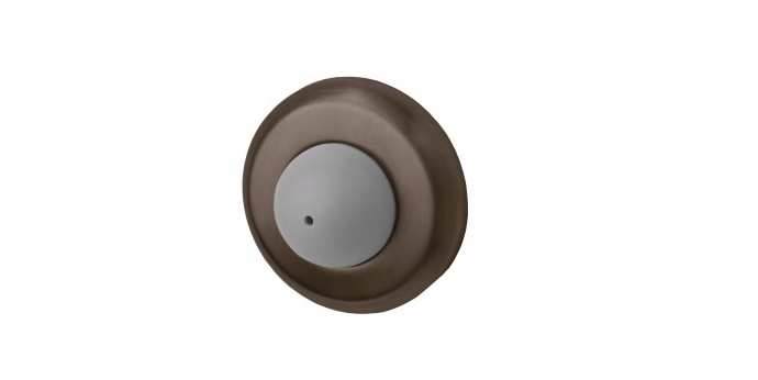 Rockwood 406 Convex Wrought Wall Stop with Plastic Toggle