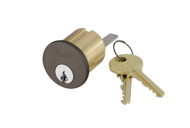 Accentra 2109 Rim Cylinder, 6-Pin, Schlage "C" Keyway