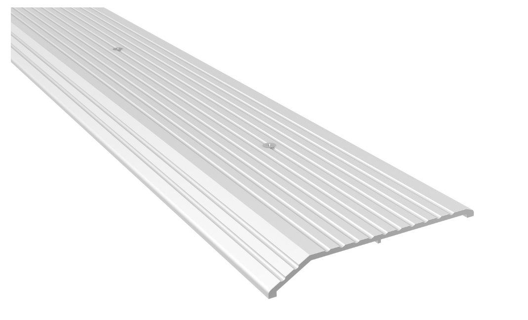 Pemko 157 Offset Saddle Threshold - 5 1/2" by 3/4", Mill Aluminum or Dark Bronze Finish
