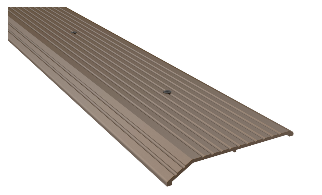 Pemko 157 Offset Saddle Threshold - 5 1/2" by 3/4", Mill Aluminum or Dark Bronze Finish