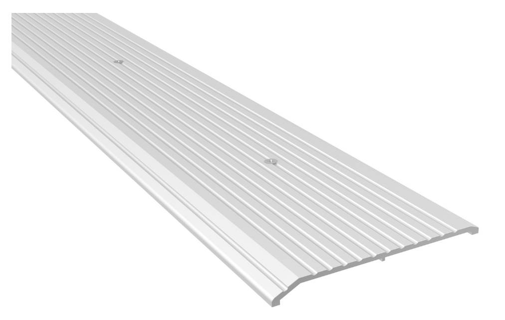 Pemko 158 Offset Saddle Threshold - 5 1/2" by 1/4", Mill Aluminum or Dark Bronze Finish