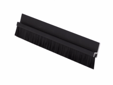 Pemko 18061DNB Brush Door Sweep,  3/4" Dark Bronze Aluminum Channel, 5/8" Nylon Brush