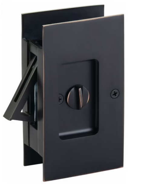 Emtek Modern Rectangular Privacy Pocket Door Lock
