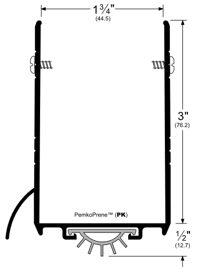 Pemko 2211APK Door Shoe