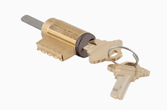 Schlage 23-065 C Key-in-Lever Cylinder, 6-pin, C Keyway, Keyed Different, 2 Keys