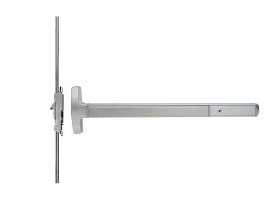 Falcon 24-C-EO Grade 1 Concealed Vertical Rod Exit Bar, Narrow Stile Pushpad