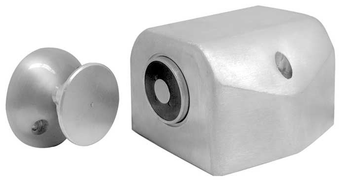 ABH 2600 Electromagnetic Door Holder -  Single Floor Mount with Standard Armature