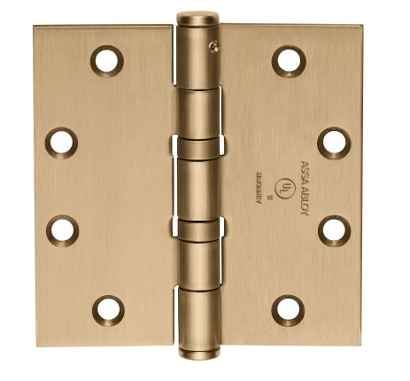 McKinney TA2714 Five Knuckle Standard Weight Hinge - 4.5" x 4.5" - PACK SIZE OF 3