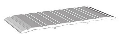 Pemko 276A Saddle Threshold - 1/4″ x 7″ Mill Aluminum Finish