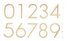 Emtek 7" Modern House Number