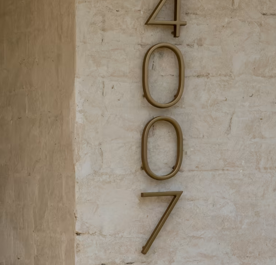 Emtek 7" Modern House Number
