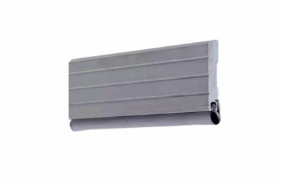 Pemko 2891AS Perimeter Gasket, Heavy Duty, Mill Aluminum, Silicon Insert for 3' x 7' Opening