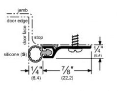 Pemko 303AS Silicone Perimeter Door Seal Kit