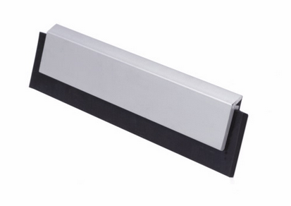 Pemko 315CN Neoprene Door Sweep, Clear Anodized Aluminum