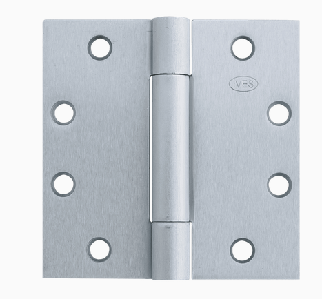 Ives 3SP1 3-Knuckle Spring Hinge, Standard Weight, 4-1/2" x 4-1/2"
