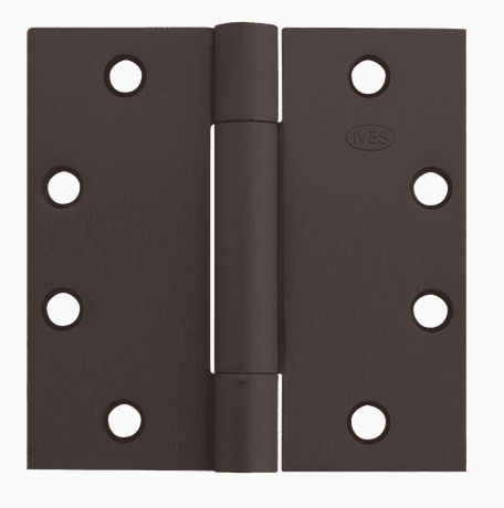 Ives 3SP1 3-Knuckle Spring Hinge, Standard Weight, 4-1/2" x 4-1/2"