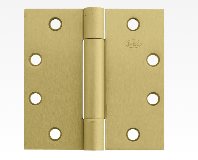Ives 3SP1 3-Knuckle Spring Hinge, Standard Weight, 4-1/2" x 4-1/2"