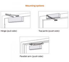 LCN 4031 Hw/PA Door Closer with Hold Open Arm