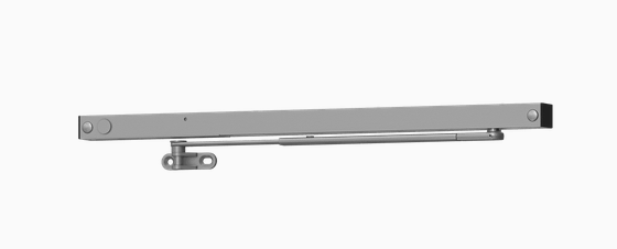 LCN 4040SEH 120V 4040SEH Series Hinge Side Mount Holder Track and Arm, 120V, Aluminum Painted