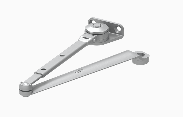 LCN 4040XP-3049 689 Hold Open Arm, Mounts Pull Side or Top Jamb with Shallow Reveal, Hold Open Adjustable Shoe, Aluminum