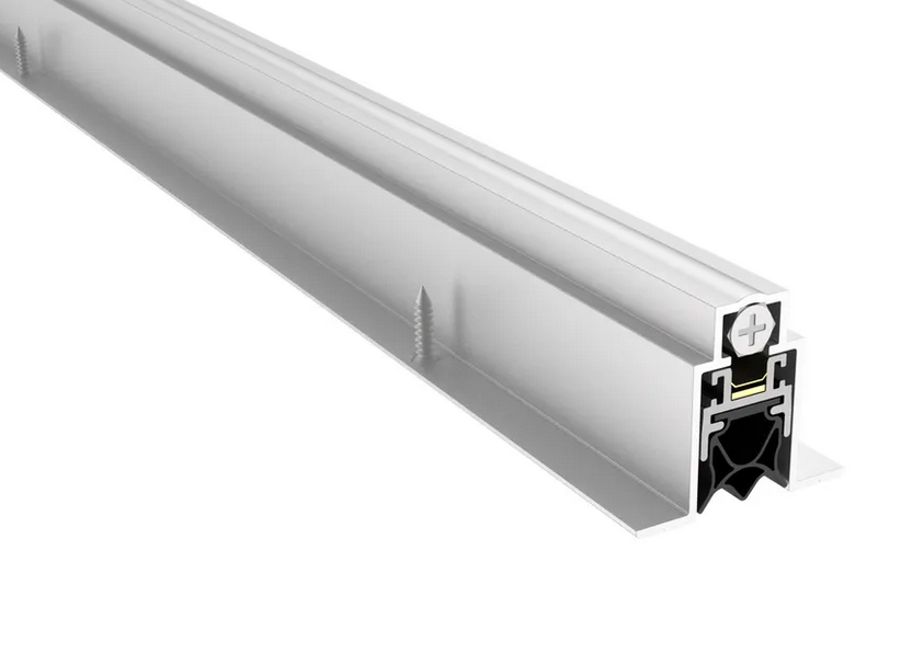 Pemko 434APKL Full Mortised Automatic Door Bottom, , Aluminum Finish with PemkoPrene™ Insert, 36" Long