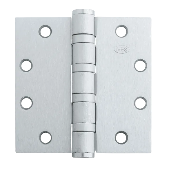 Ives 5BB1HW 5-Knuckle Ball Bearing Hinge, Heavy Weight, 4-1/2" x 4-1/2"