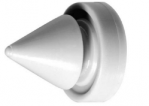 Rockwood 608 GREY, Metal Door Frame Silencer, Door Latch Silencer 100/pack