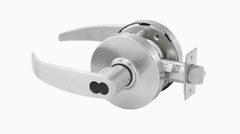 Sargent 70-10XG05 LP Grade 1 Entrance/Office Cylindrical Lock, P Lever, L Rose, SFIC Disposable Construction Core, Satin Chrome Finish, Non-handed