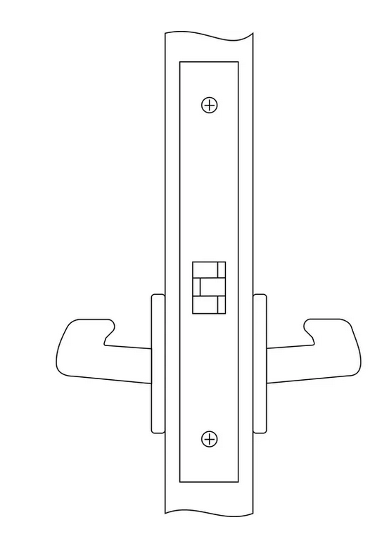 ACCENTRA 8801FL Grade 1 Passage or Closet Mortise Lock