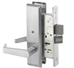 ACCENTRA 8802FL Grade 1 Privacy with Deadbolt Mortise Lock, Satin Chrome