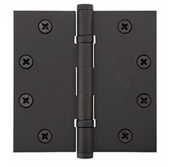 Emtek Heavy Duty Steel, Ball Bearing Hinge, 4" x 4" with Square Corners (Sold as Pair)