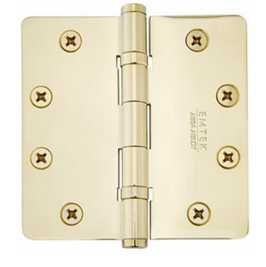Emtek Heavy Duty Solid Brass, Ball Bearing Hinge, Square Corners 3 1/2" x 3 1/2" - SOLD AS PAIR