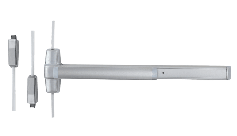 Von Duprin 9827EO 3 Grade 1 Surface Vertical Rod Exit Bar, 36" Panic Device