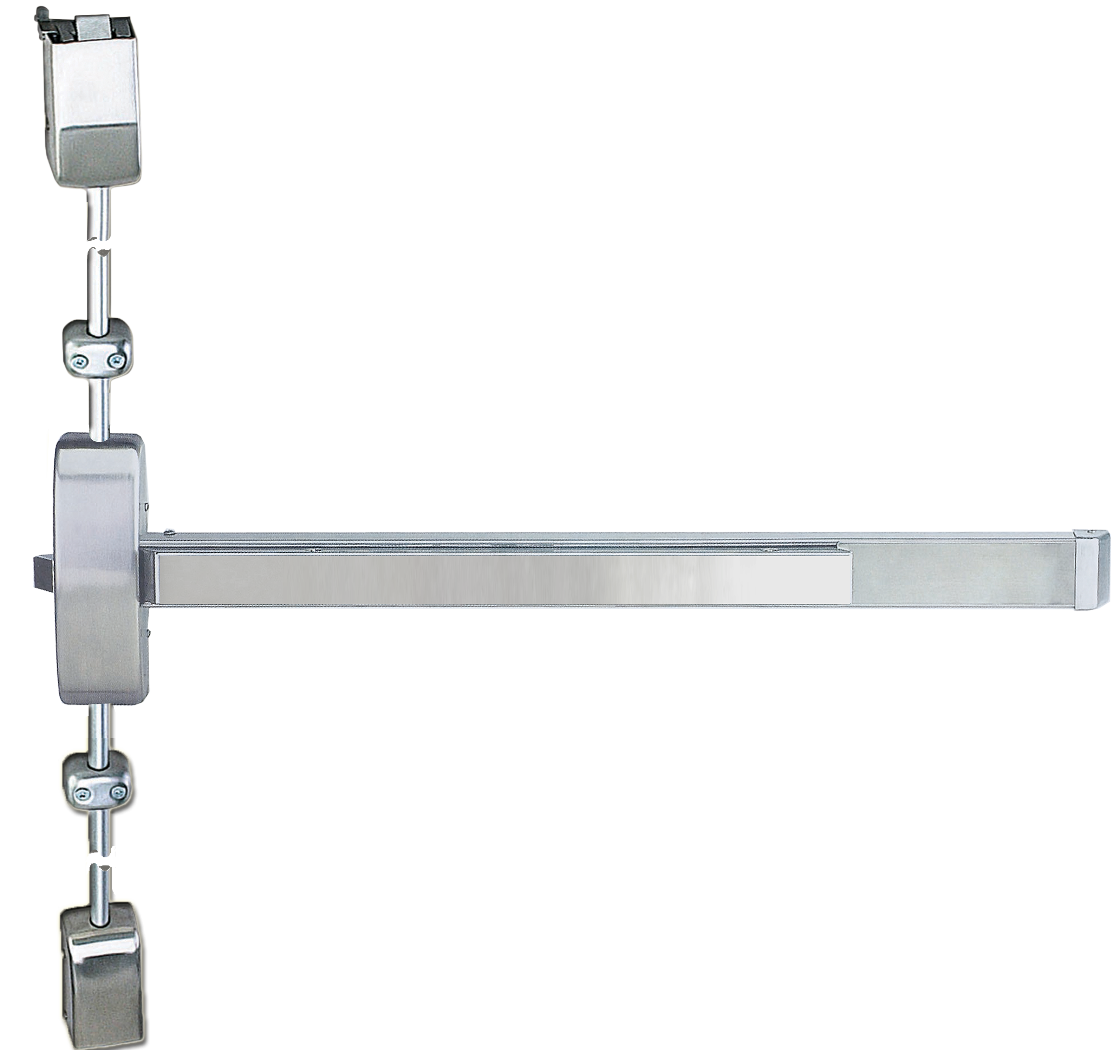 Cal-Royal 9860V Series Grade 1 Surface Vertical Rod Exit Device