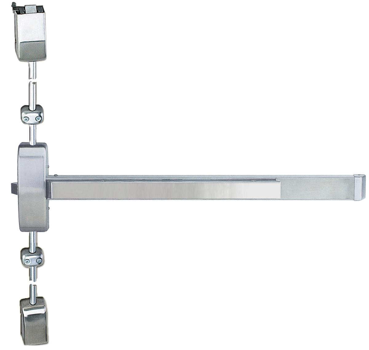 Cal-Royal 9860V Series Grade 1 Surface Vertical Rod Exit Device