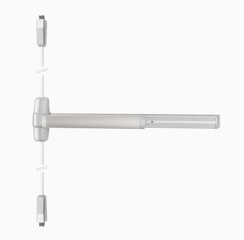 Von Duprin 9927EO Grade 1 Surface Vertical Rod Exit Bar, Exit Only, Less trim