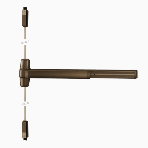 Von Duprin 9927EO Grade 1 Surface Vertical Rod Exit Bar, Exit Only, Less trim