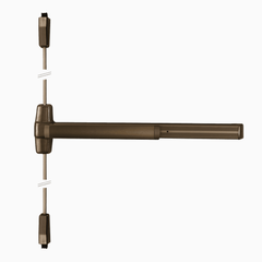 Von Duprin 9927EO Grade 1 Surface Vertical Rod Exit Bar, Exit Only, Less trim
