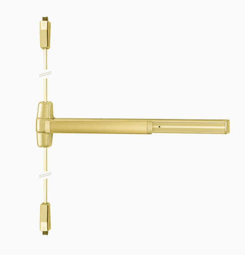 Von Duprin 9927EO Grade 1 Surface Vertical Rod Exit Bar, Exit Only, Less trim