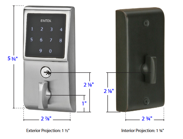 Emtek E3020 EMTouch™ Electronic Keypad Deadbolt