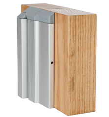 ABH A210HD Aluminum Continuous Gear Hinges Full Surface Swing Clear