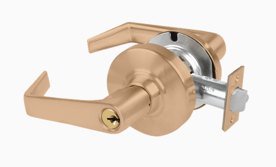 Schlage ALX50P SAT Grade 2 Commercial Entrance/Office Lock, Saturn Lever, Conventional Cylinder