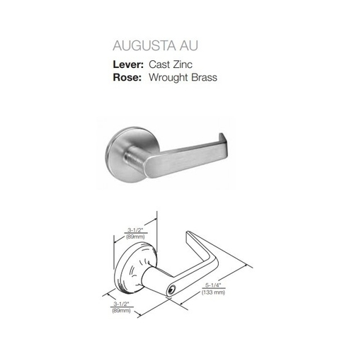 ACCENTRA (Formerly Yale) 4703LN Grade 1 Patio or Privacy Lockset