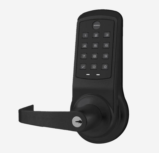 ACCENTRA NTB613-NR Grade 1 nexTouch Generation 3 Cylindrical Lock with Pushbutton Keypad, No Deadbolt With Cylinder Override