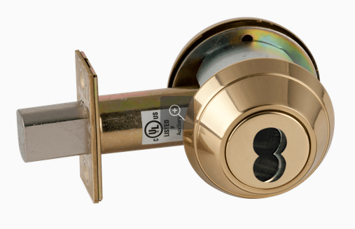 Schlage B660B Grade 1 Single Cylinder Deadbolt, Keyed Outside/Thumbturn Inside, SFIC Prep, Less Core