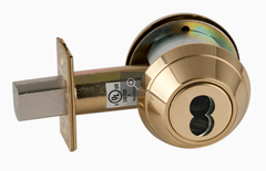 Schlage B660B Grade 1 Single Cylinder Deadbolt, Keyed Outside/Thumbturn Inside, SFIC Prep, Less Core
