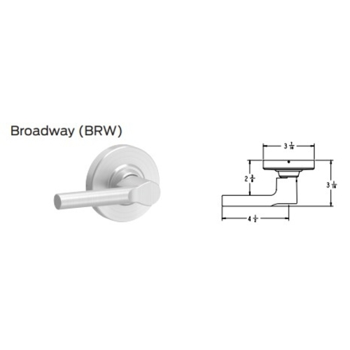 Schlage ND170 Grade 1 Single Dummy Trim
