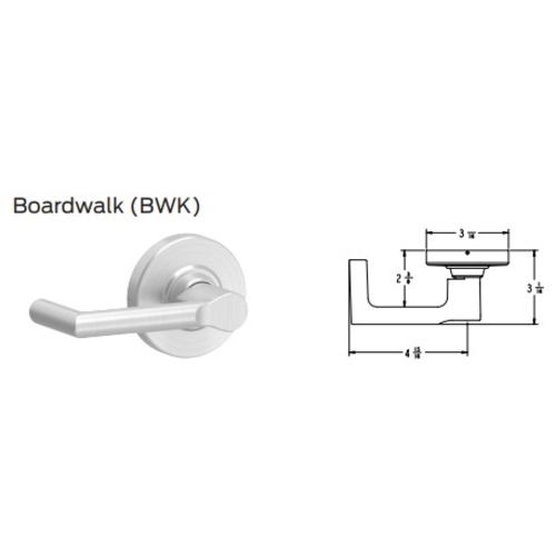Schlage ND40S Grade 1 Bath/Bedroom Privacy Lever Lock