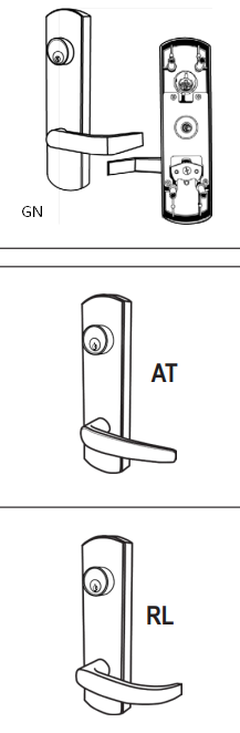 Cal-Royal ESC7740 Grade 1 Dummy Exit Device Trim