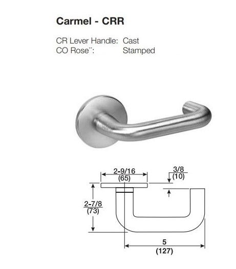 ACCENTRA (Formerly Yale) NTM617-NR NexTouch Sectional Mortise Lock w/Pushbutton Keypad - Cylinder Override -w/Thumbturn